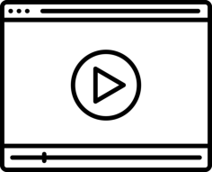Computer Video Icon Svg Vector, Free Vectors File